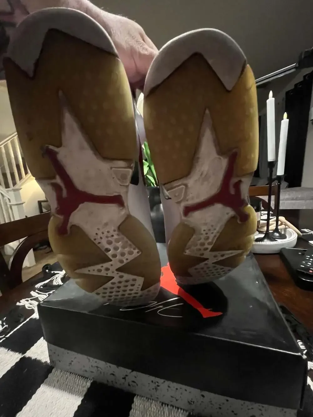 Authentic Air Jordan 6 VI Retro Carmine Countdown Pack 2008 size 10
